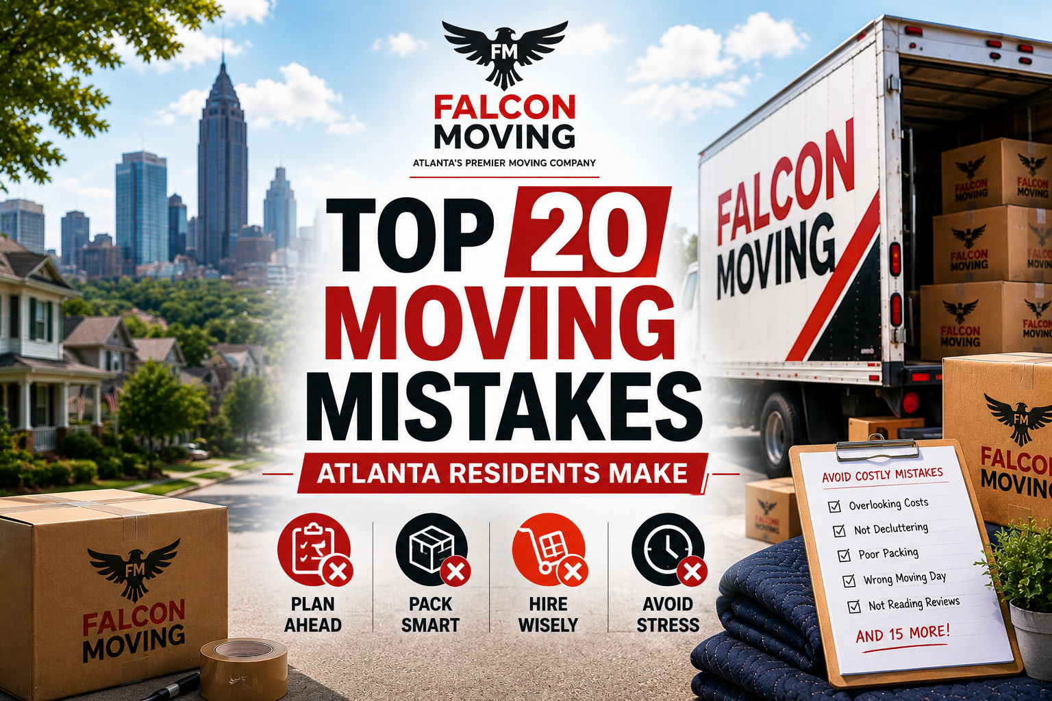 20 Moving Day Mistakes Atlanta Residents Make - And How to Avoid Every One